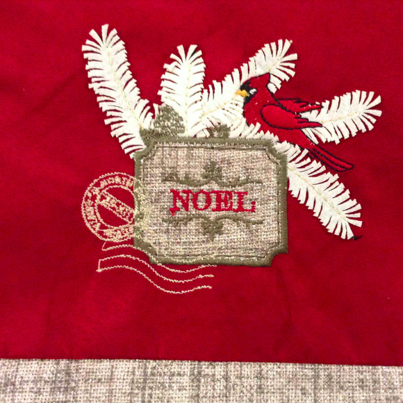 NWT Noel and Cardinal Christmas Place Mats placemats  Set 4 - Picture 2 of 2